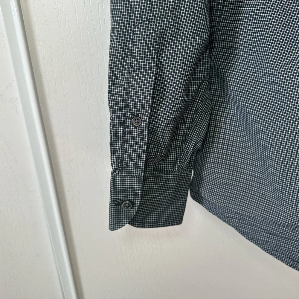 Ralph Lauren Men’s Black & White Plaid Casual Button Down Shirt- Size 16 Neck - Picture 5 of 10